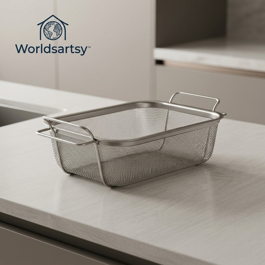 Worldsartsy™ Fine Mesh Sink Drain Basket